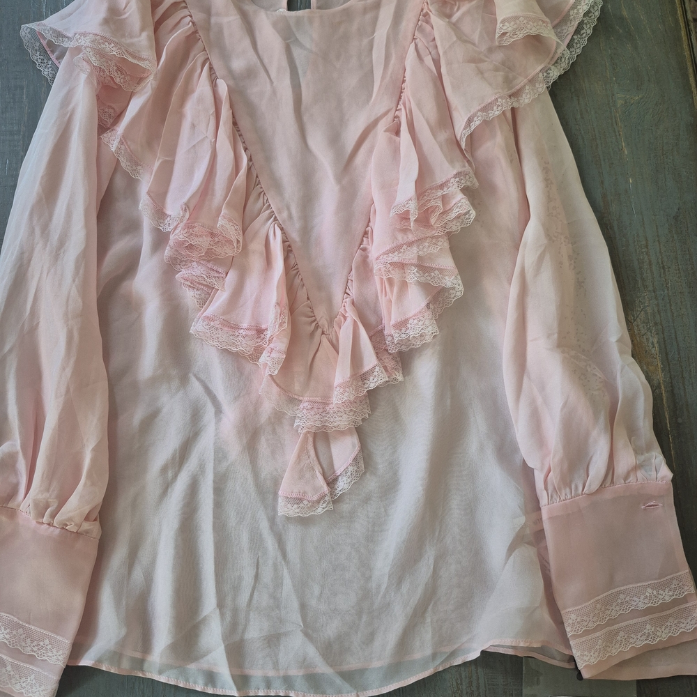 j.INDG LIMITED Soft Pink Blouse - Picture 2 of 8